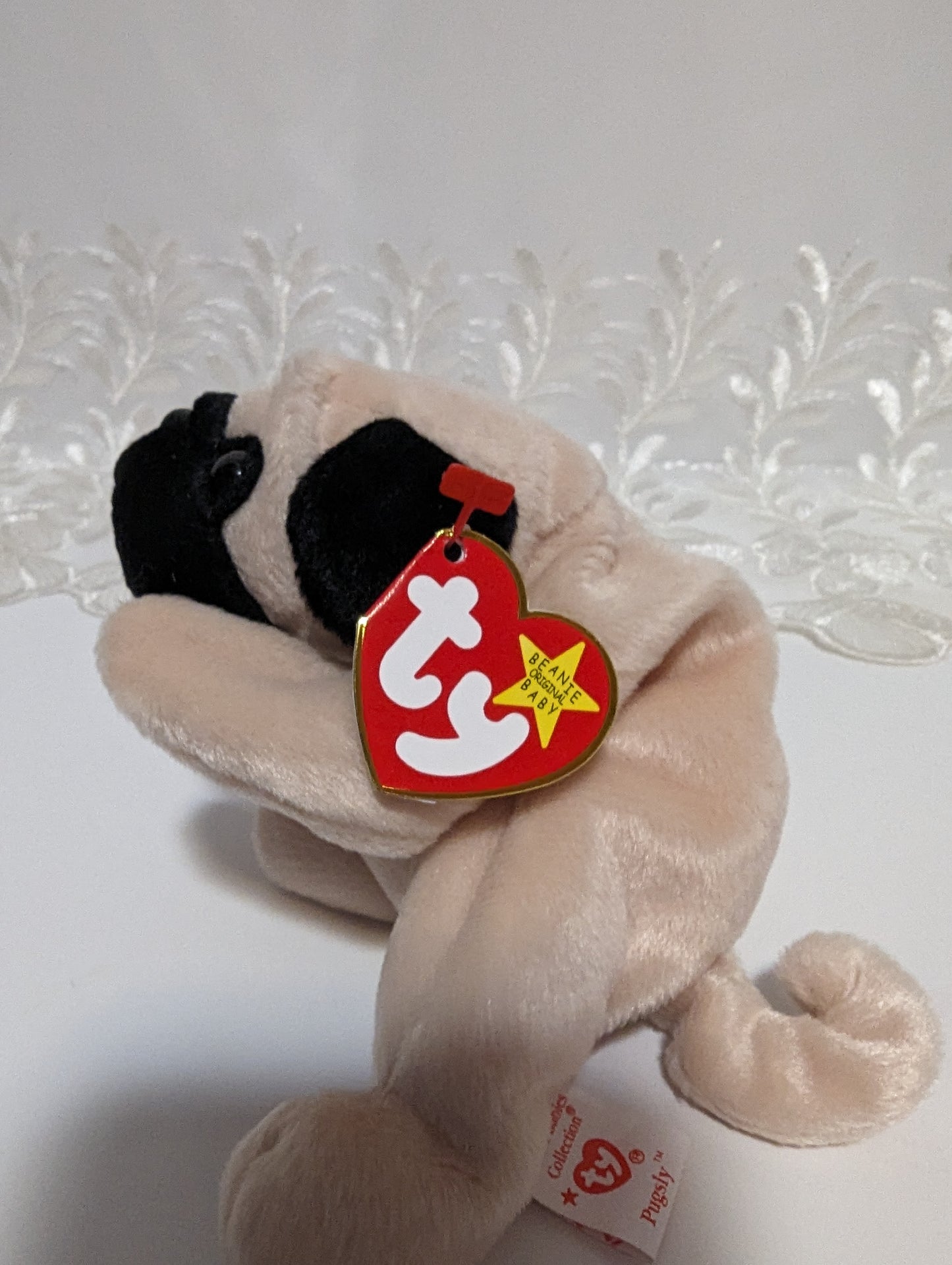 Ty Beanie Baby - Pugsley The Pug Dog (8in) - Vintage Beanies Canada