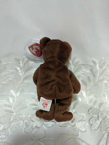 Ty Alphabet Beanies - O The Bear (6in) - Vintage Beanies Canada