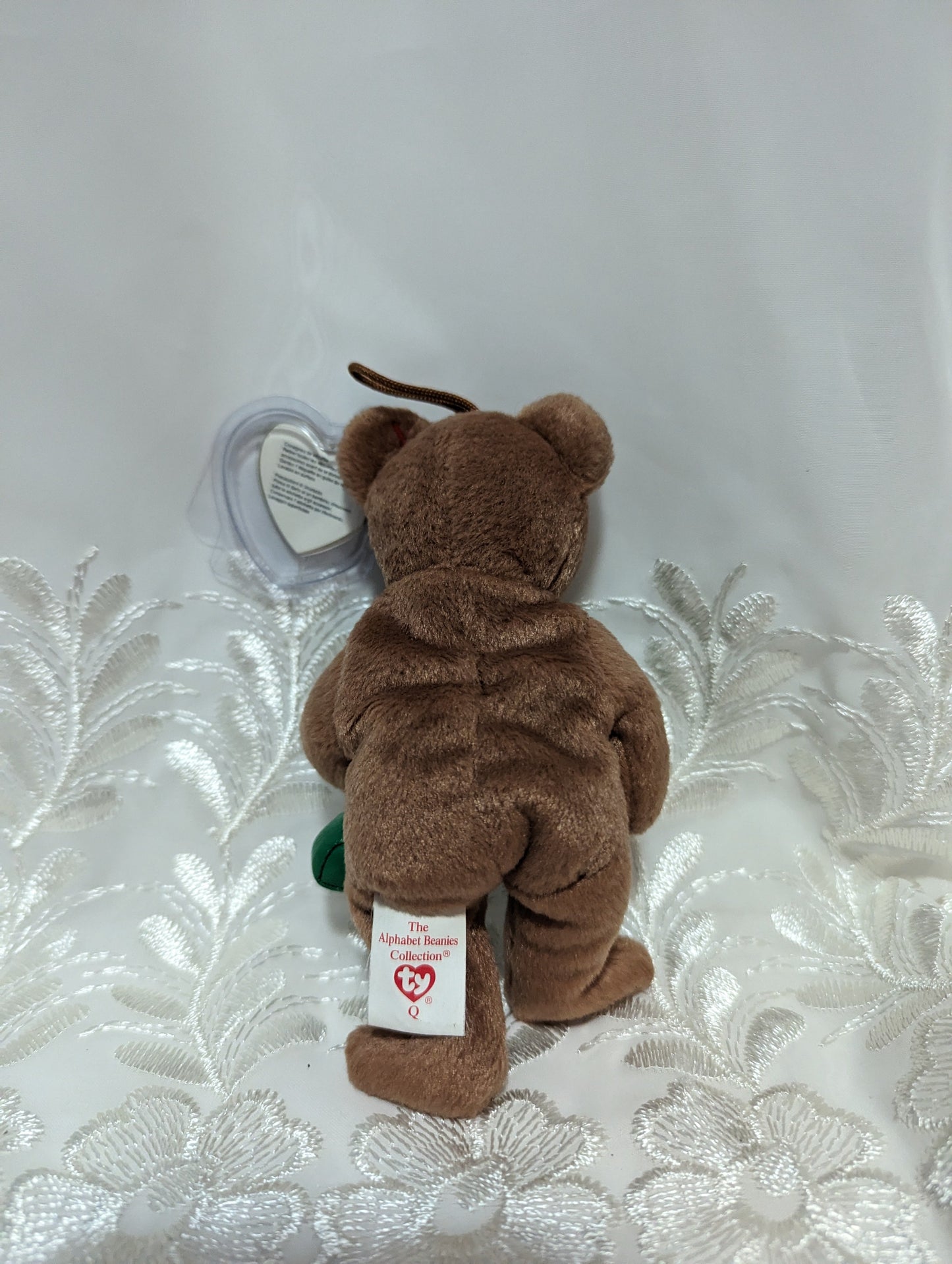 Ty Alphabet Beanies - Q The Bear (6in) - Vintage Beanies Canada