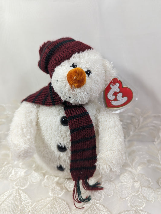 Ty Attic Treasure - Chillings The Snowman Bear (7in) - Vintage Beanies Canada