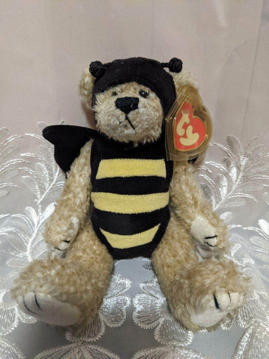 Ty Attic Treasure Collection - Beezee The Bear (8in) - Vintage Beanies Canada
