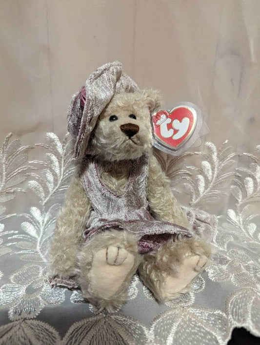Ty Attic Treasure Collection - Darlene The Bear In Sundress (9in) - Vintage Beanies Canada