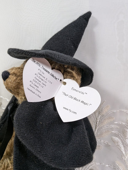 Ty Attic Treasure Collection - Esmeralda The Witch Teddy Bear (9in) - Vintage Beanies Canada