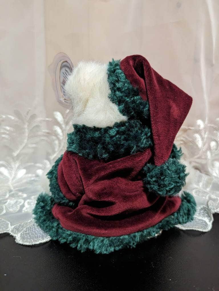 Ty Attic Treasure Collection - Klause The Christmas White Bear (9in) - Vintage Beanies Canada
