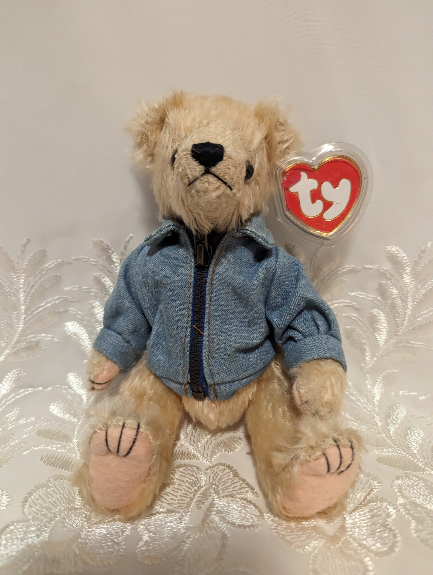 TY Attic Treasure Collection - Logan The Canadian Bear (8in) - Vintage Beanies Canada