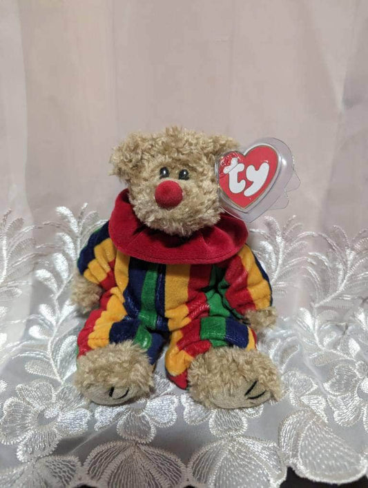 TY Attic Treasure Collection - Piccadilly The Clown Bear (8.5in) - Vintage Beanies Canada