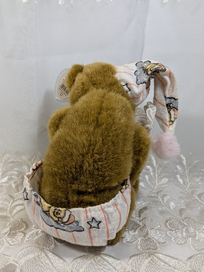 Ty Attic Treasure Collection - Precious The Bear Holding A Pillow (11in) - Vintage Beanies Canada