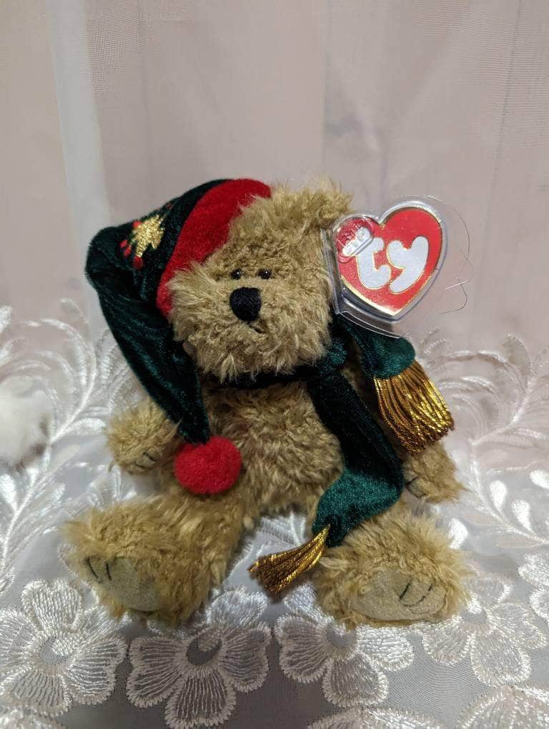 Attic Bear Rabbit TY Attic Treasure Collection - Spruce The Bear (8in) - Vintage Beanies ...