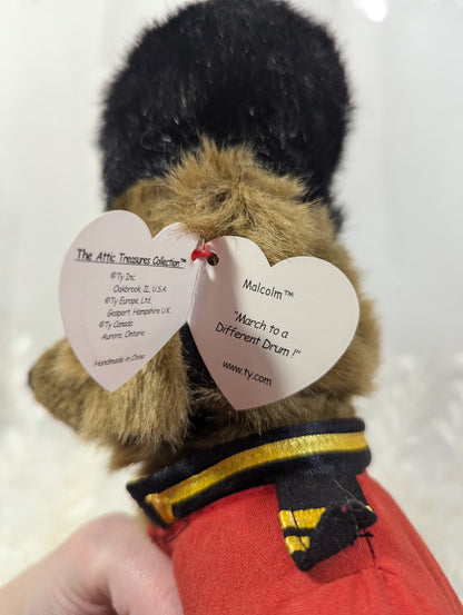 TY Attic Treasure - Malcolm The Royal Guard Bear (14.5 inch) - Vintage Beanies Canada