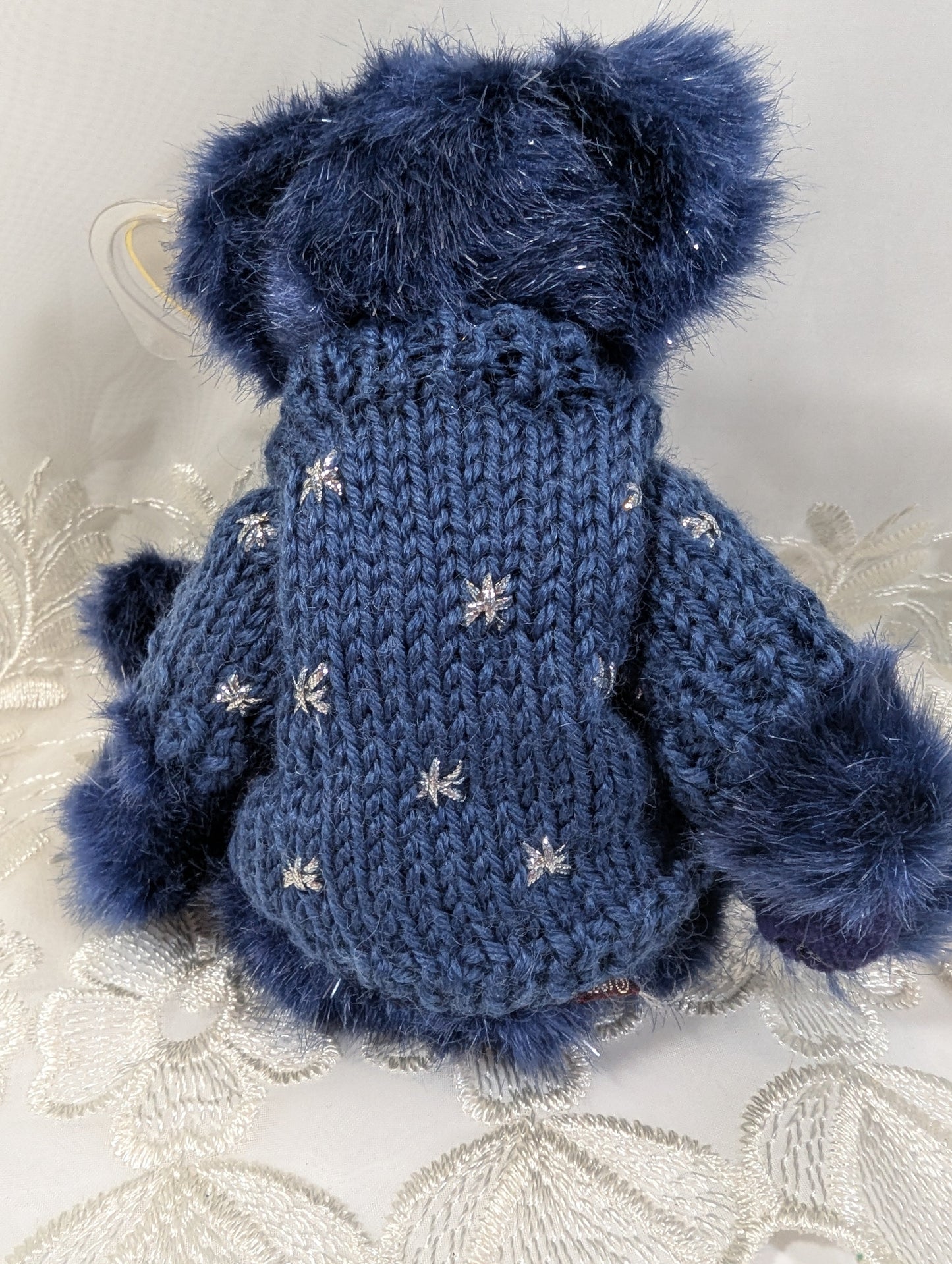 Ty Attic Treasure - Orion The Blue Teddy Bear (8 In) - Vintage Beanies Canada