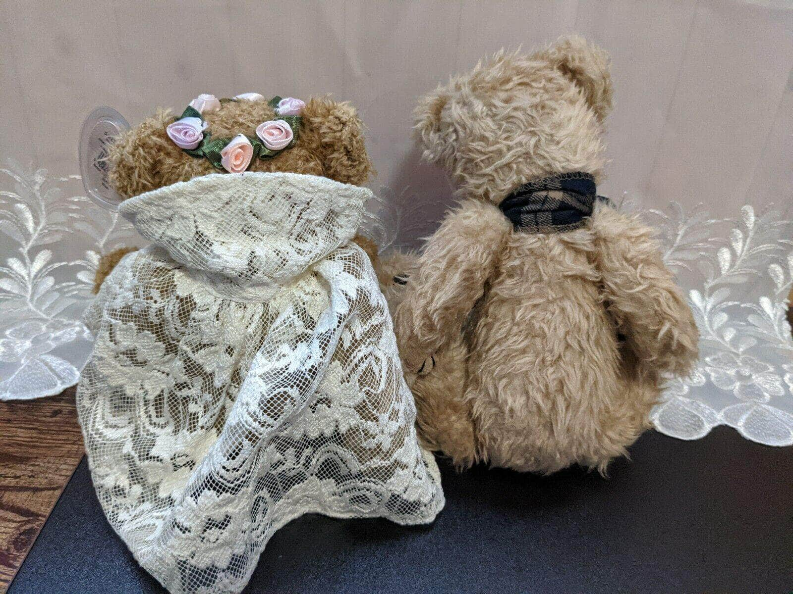 Ty Attic Treasures Collection - Bearington + Eve The Teddy Bears (Sold As Set) - Vintage Beanies Canada