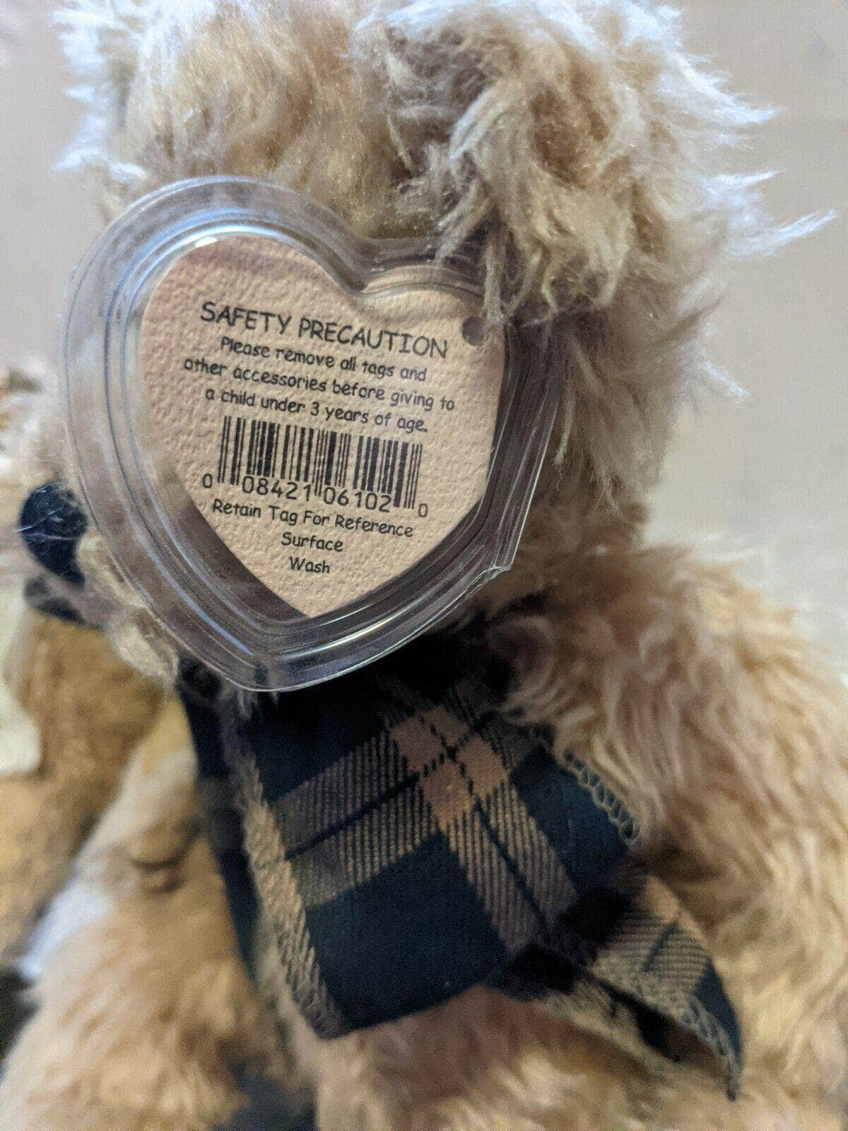 Ty Attic Treasures Collection - Bearington + Eve The Teddy Bears (Sold As Set) - Vintage Beanies Canada