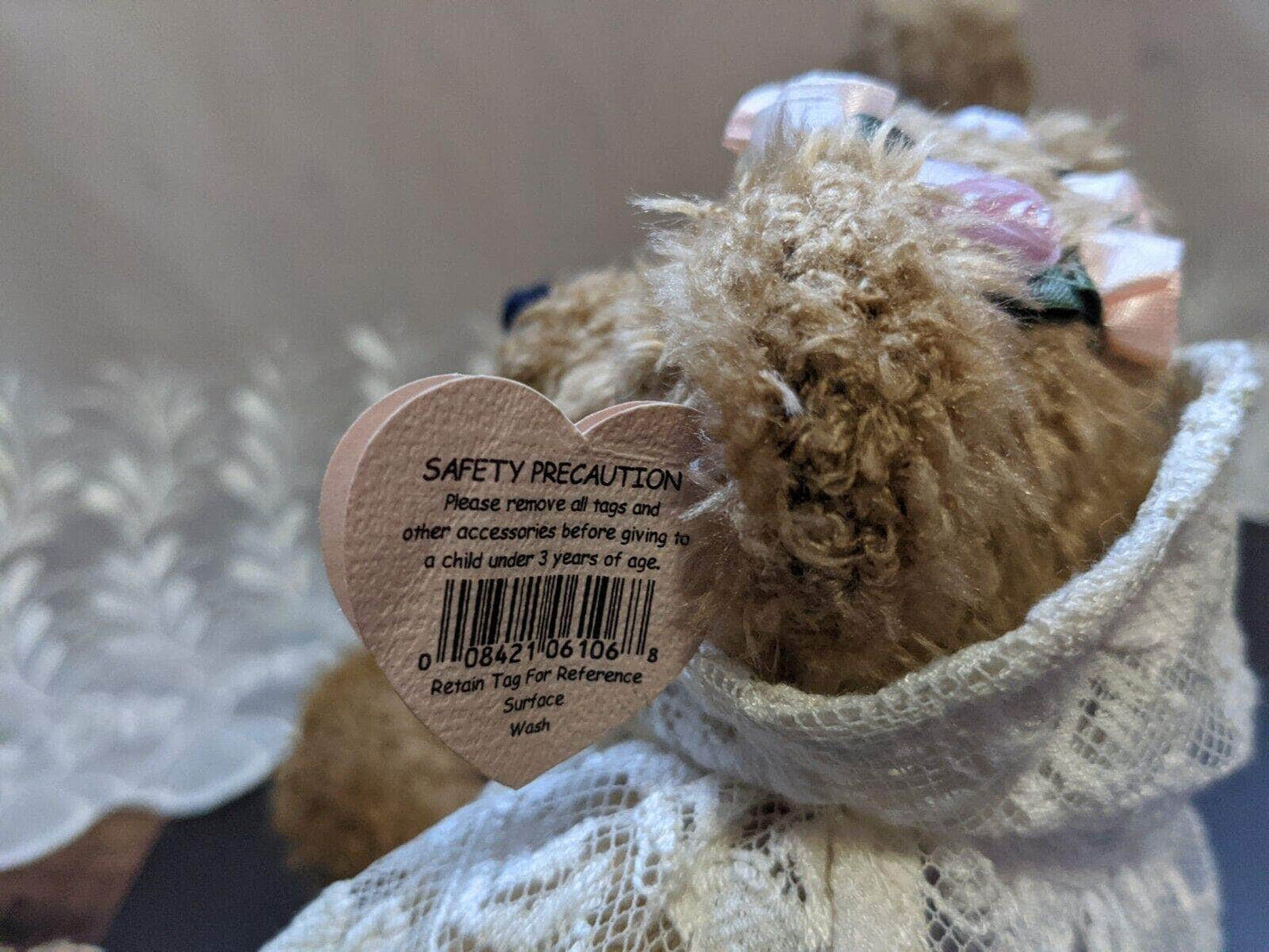 Ty Attic Treasures Collection - Bearington + Eve The Teddy Bears (Sold As Set) - Vintage Beanies Canada