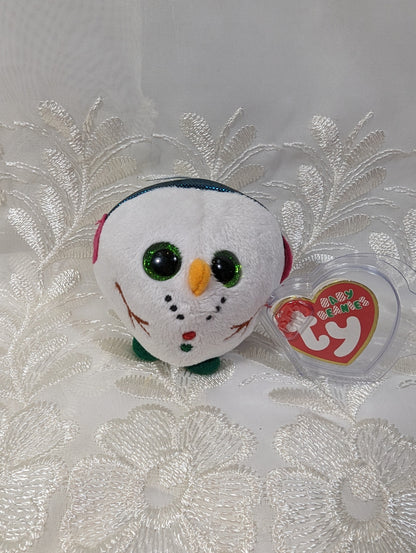 Ty Baby Beanie - Chilly The Snowman (3in) - Vintage Beanies Canada