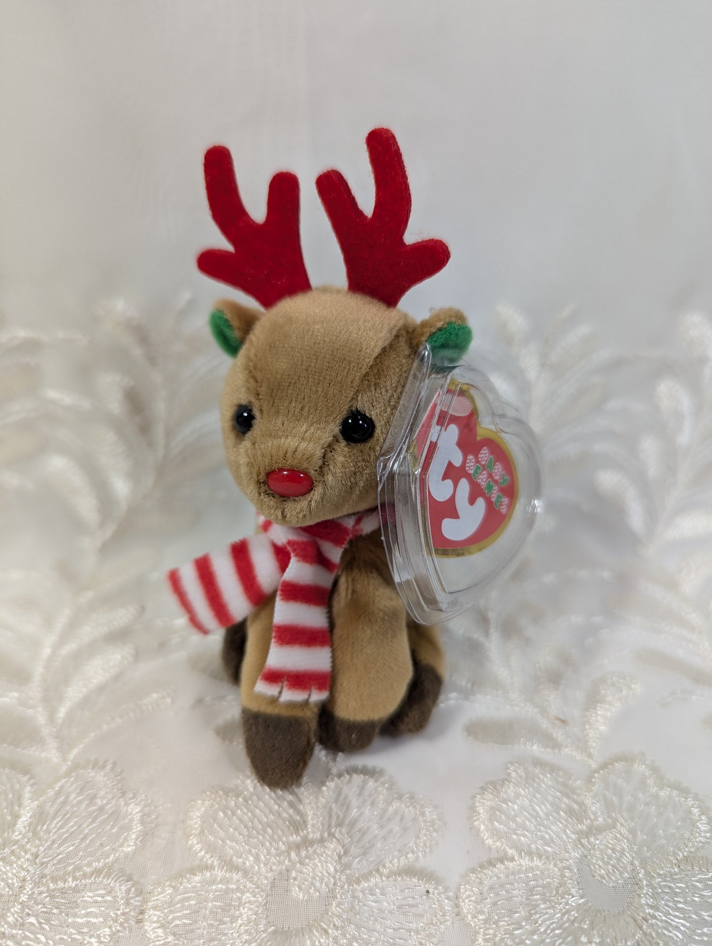 Ty Baby Beanie - Freezer The Reindeer (4 - In) Christmas Tree Ornament - Vintage Beanies Canada