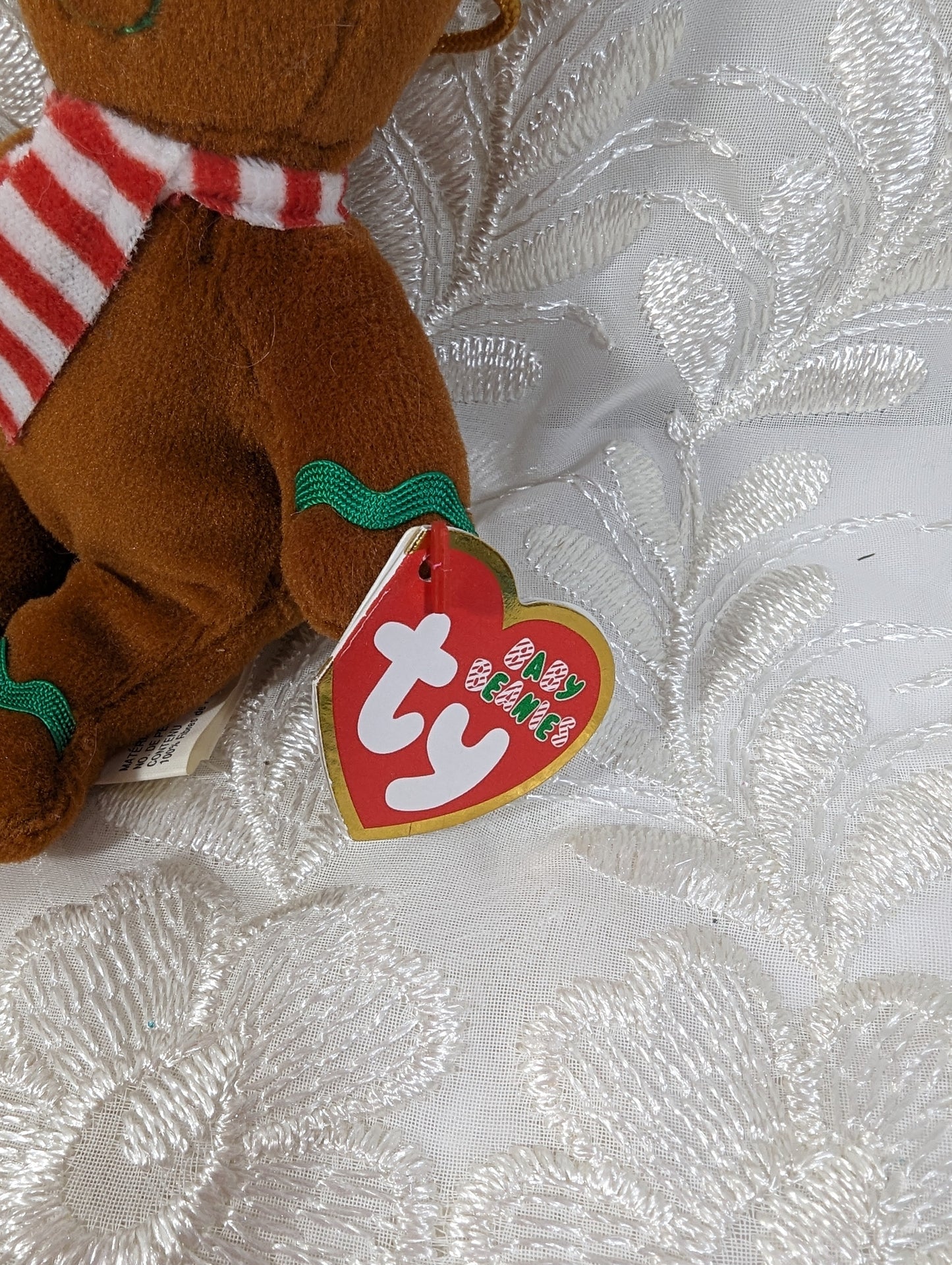 Ty Baby Beanies - Yummy The Gingerbread Man (5 in) Christmas Tree Decor - Vintage Beanies Canada