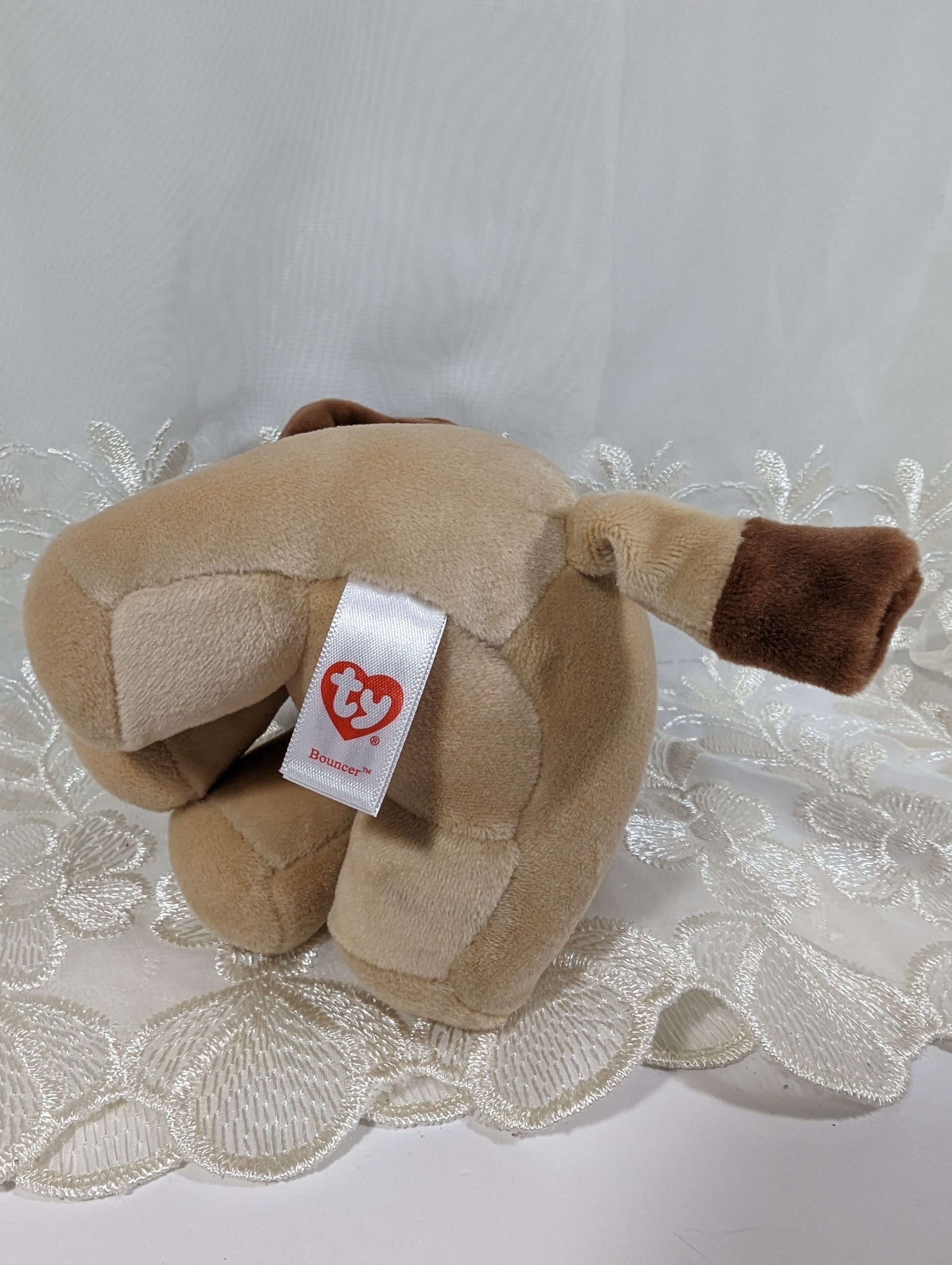 Ty Baby Collection - Bouncer The Lion (6in) Near mint - Vintage Beanies Canada