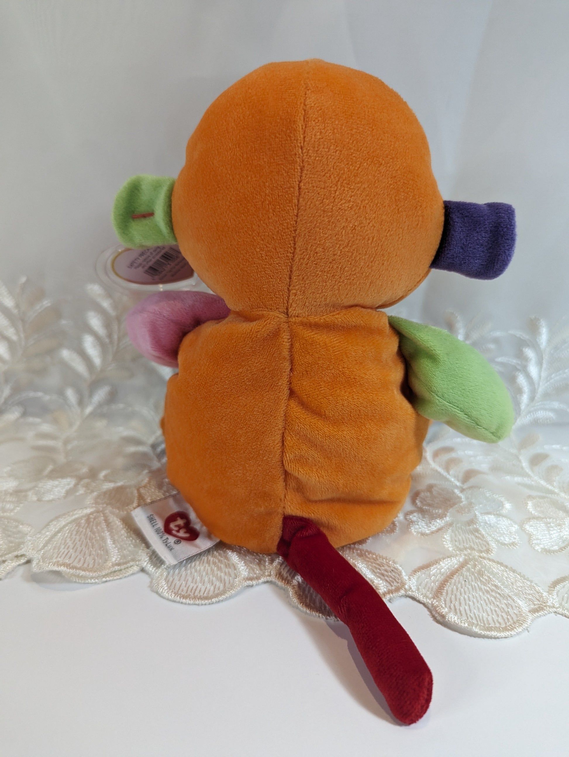 Ty Baby Collection - Funky Monkey The Orange Monkey (10in) *Very Rare* - Vintage Beanies Canada