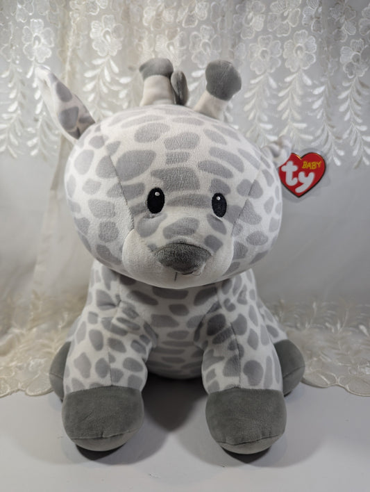 Ty Baby Collection - Gracie the Large Gray Giraffe (16in) *Rare* - Vintage Beanies Canada