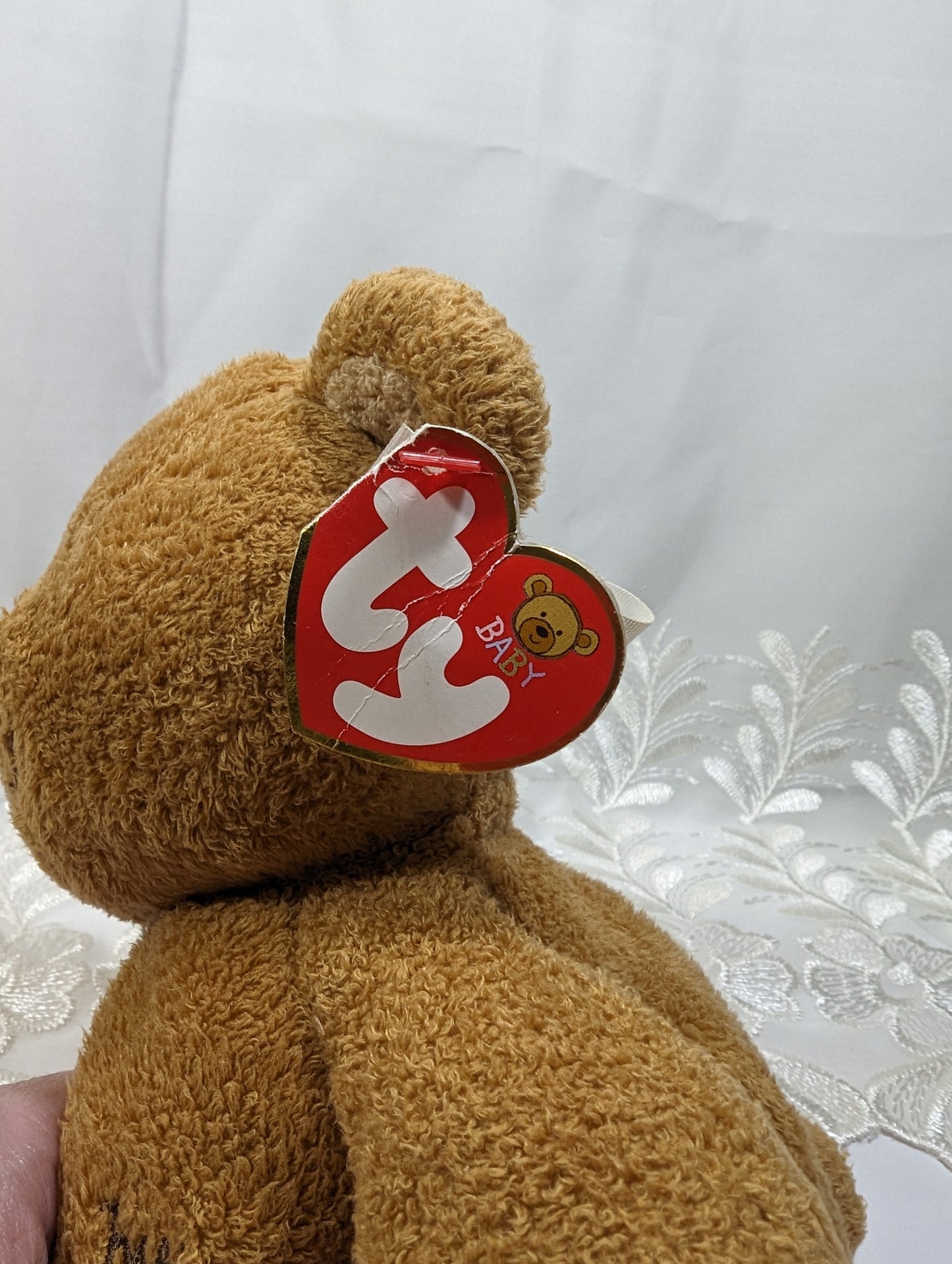 Ty Baby Collection - My Baby Bear The Brown Teddy Bear (9in) *Rare* Non-mint Hang Tag - Vintage Beanies Canada