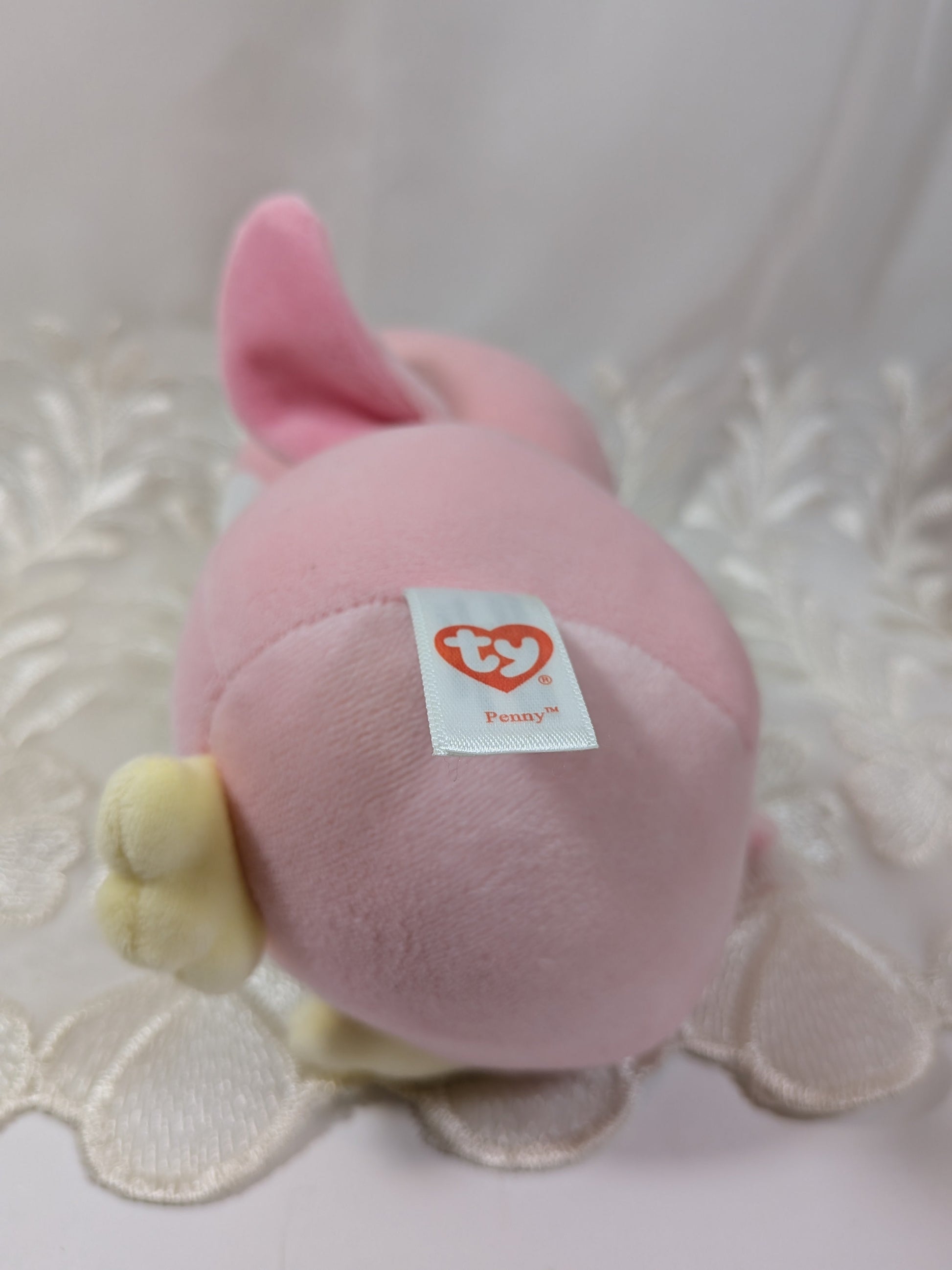 TY Baby Collection - Penny the Pink Penguin (6 In) No Hang Tag - Vintage Beanies Canada