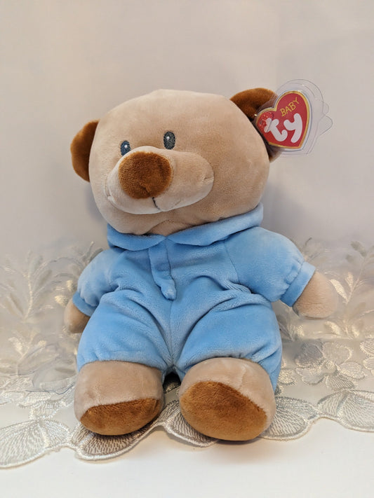 Ty Baby Collection - PJ Bear Blue The Blue Bear (10in) - Vintage Beanies Canada