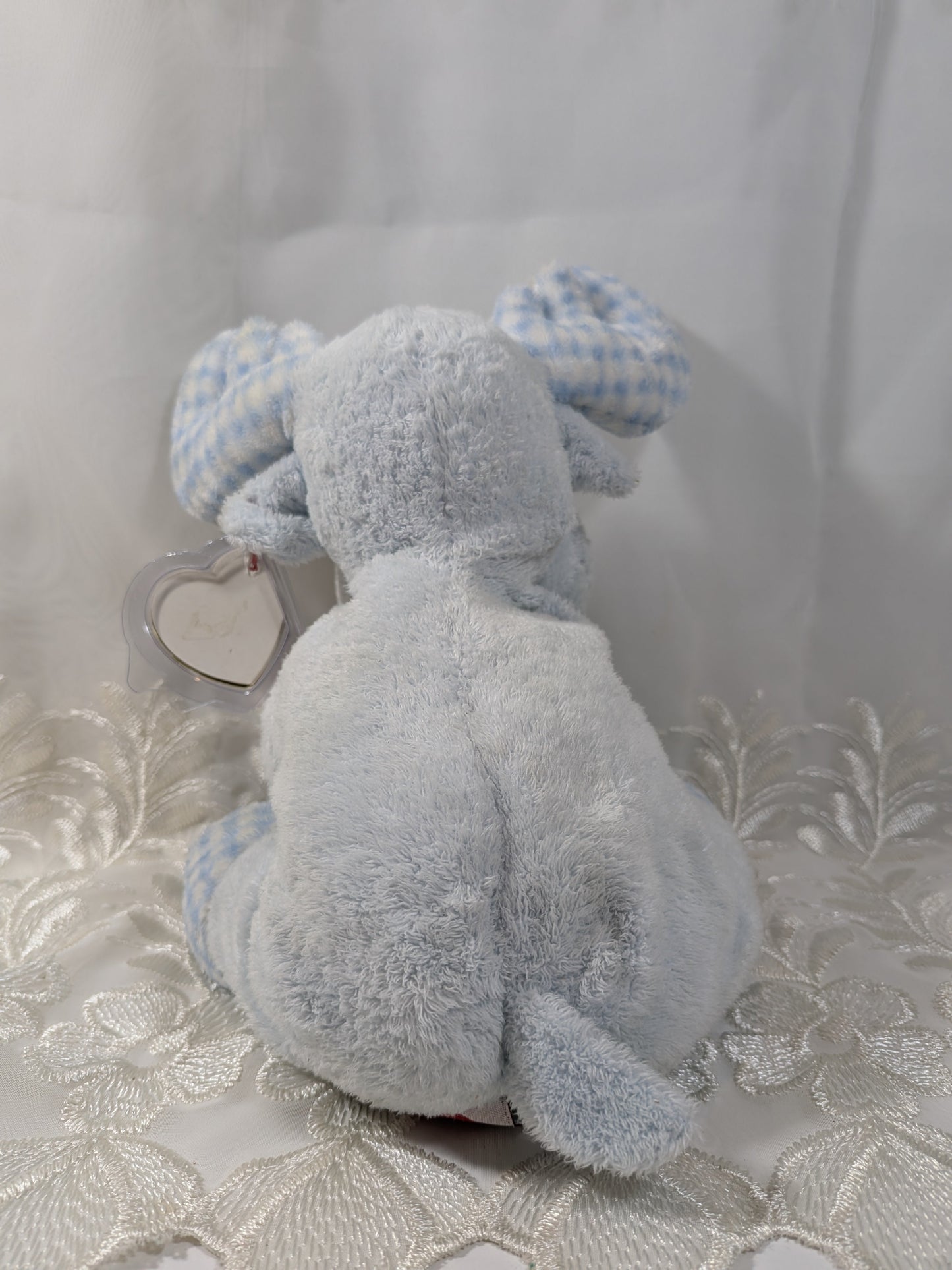 Ty Baby Collection - Twacks The Light Blue Moose (10in) Faded Tag - Vintage Beanies Canada
