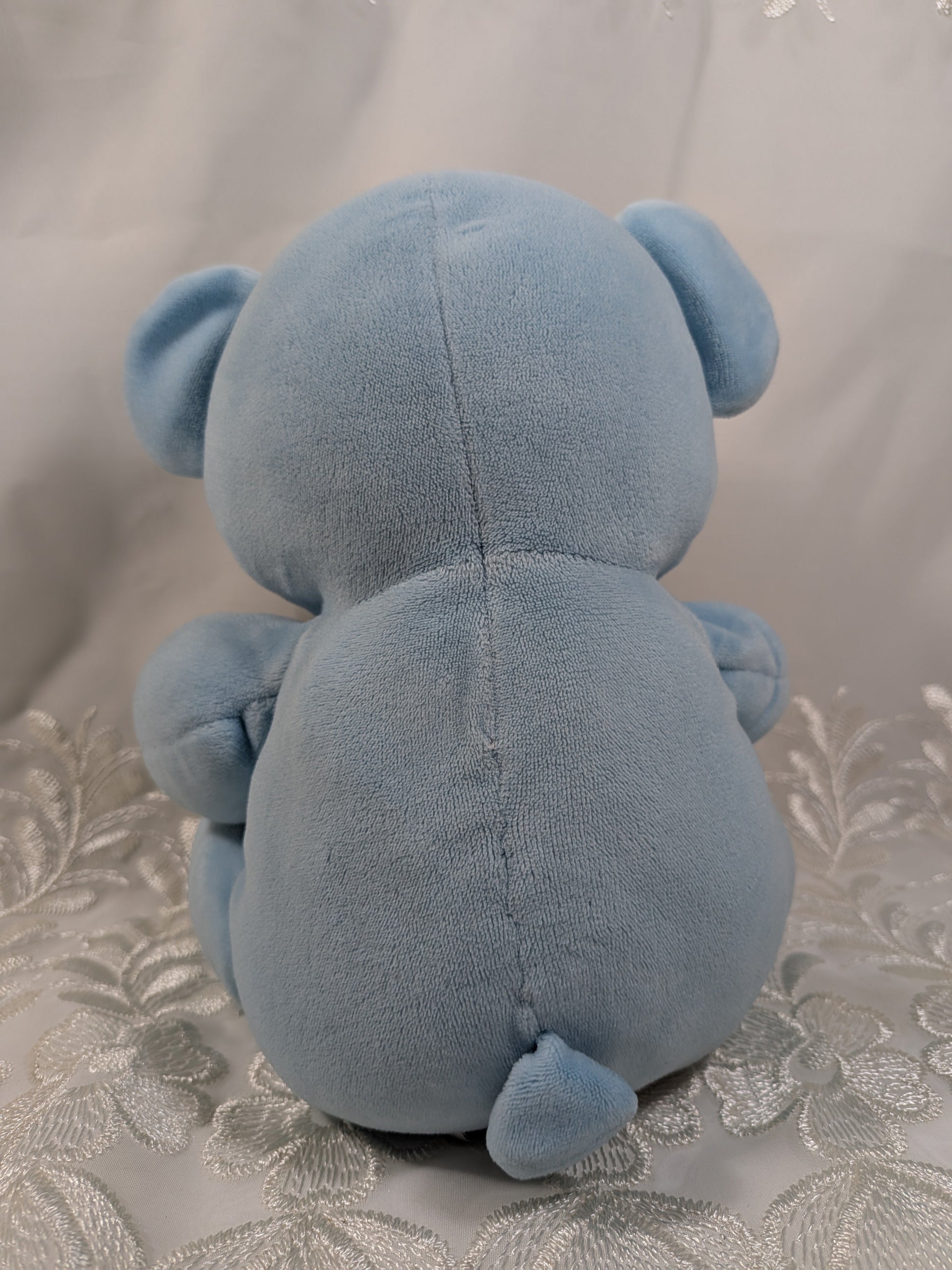 TY Baby Line - Lullaby the Adorable Blue Bear (8in) No Hang Tag - Vintage Beanies Canada