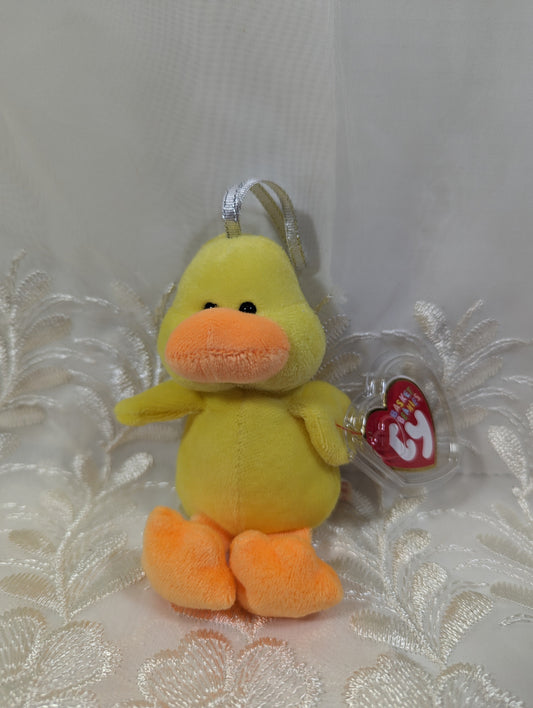Ty Basket Beanies - Duckling The Duck (5in) - Vintage Beanies Canada
