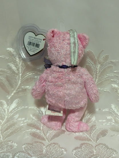 Ty Basket Beanies - Eggs The Pink Bear (5in) - Vintage Beanies Canada