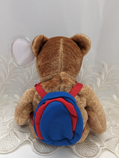 Ty Beanie Baby - 123's The Bear With Backpack - Back To School (8.5in) - Vintage Beanies Canada