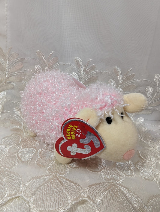 Ty Beanie Baby 2.0 - Baabet The Pink Sheep (6in) - Vintage Beanies Canada