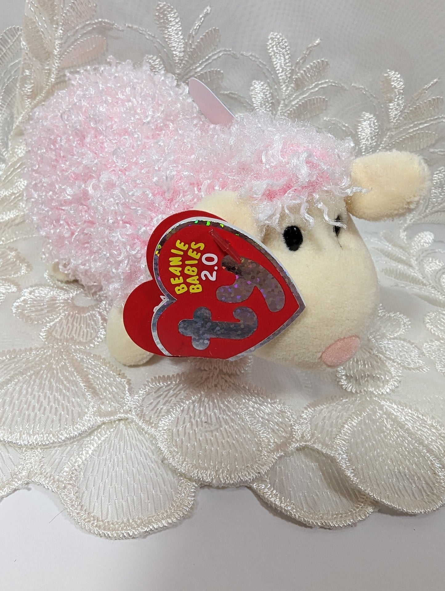 Ty Beanie Baby 2.0 - Baabet The Pink Sheep (6in) - Vintage Beanies Canada