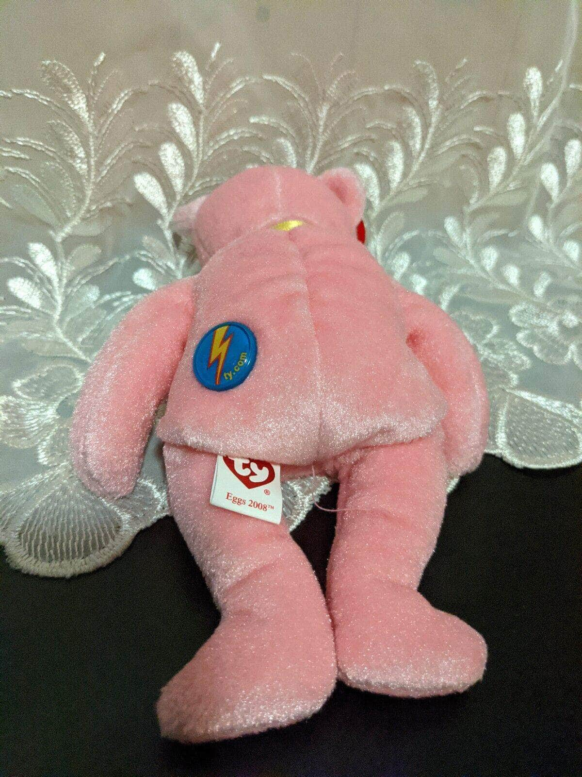 Ty Beanie Baby 2.0 - Eggs The Pink Bear 2008 (8.5in) - Vintage Beanies Canada