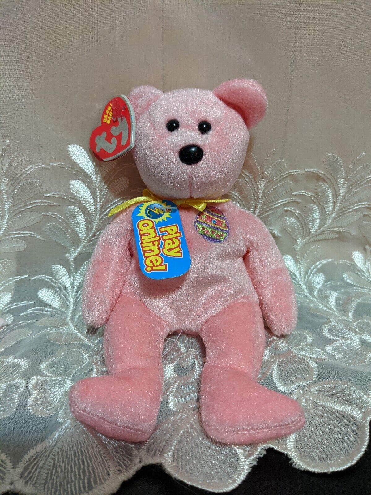 Ty Beanie Baby 2.0 - Eggs The Pink Bear 2008 (8.5in) - Vintage Beanies Canada