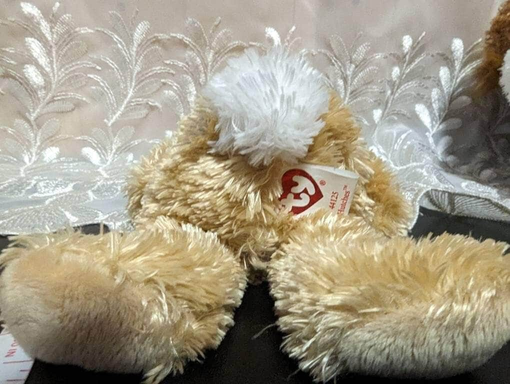 Ty Beanie Baby 2.0 - Hutches The Brown Soft Fuzzy Bunny Rabbit (6in) - Vintage Beanies Canada