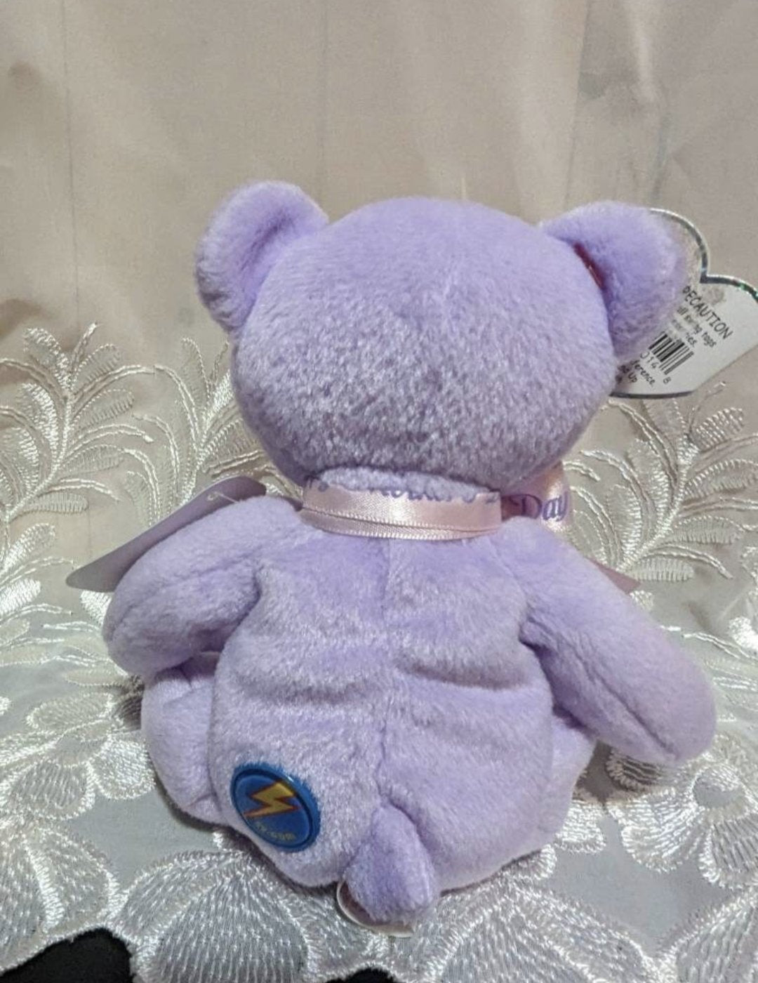 Ty Beanie Baby 2.0 - Love to Mom The Purple Mother's Day Bear (6in) - Vintage Beanies Canada