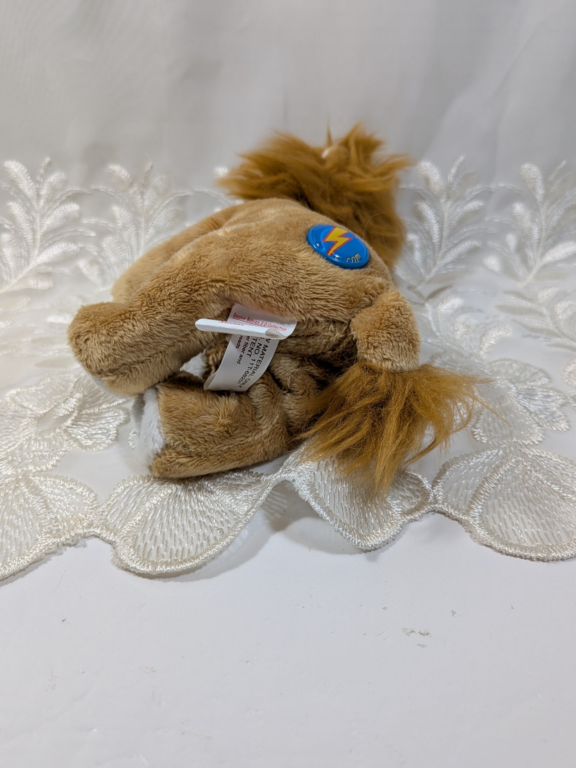 Ty Beanie Baby 2.0 - Midas The Lion (6in) No Hang Tag - Vintage Beanies Canada