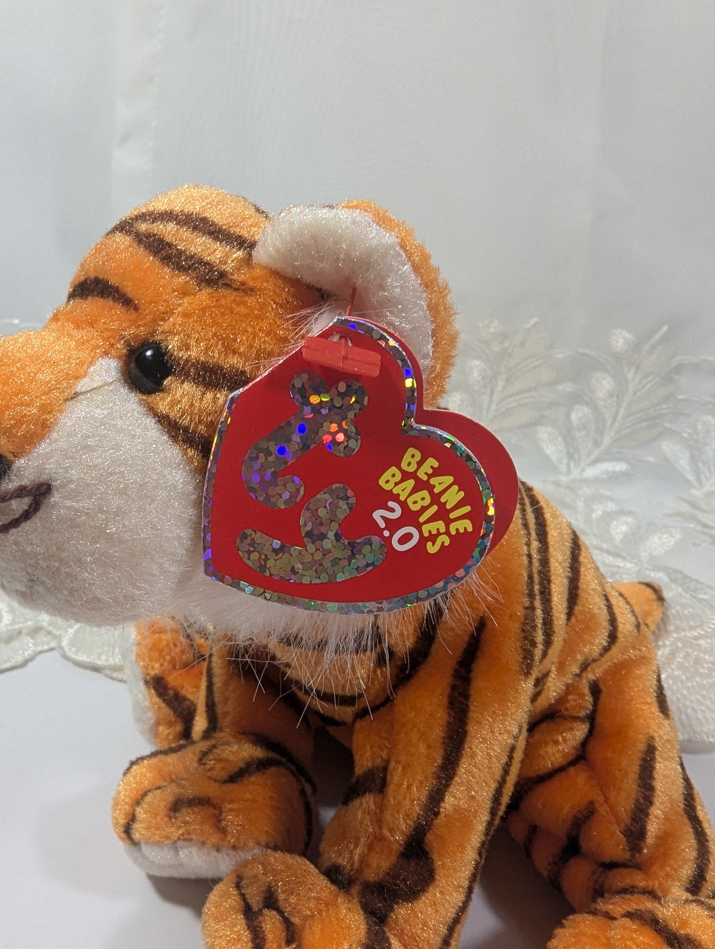 Ty Beanie Baby 2.0 - Oasis the Tiger (6in) - Vintage Beanies Canada