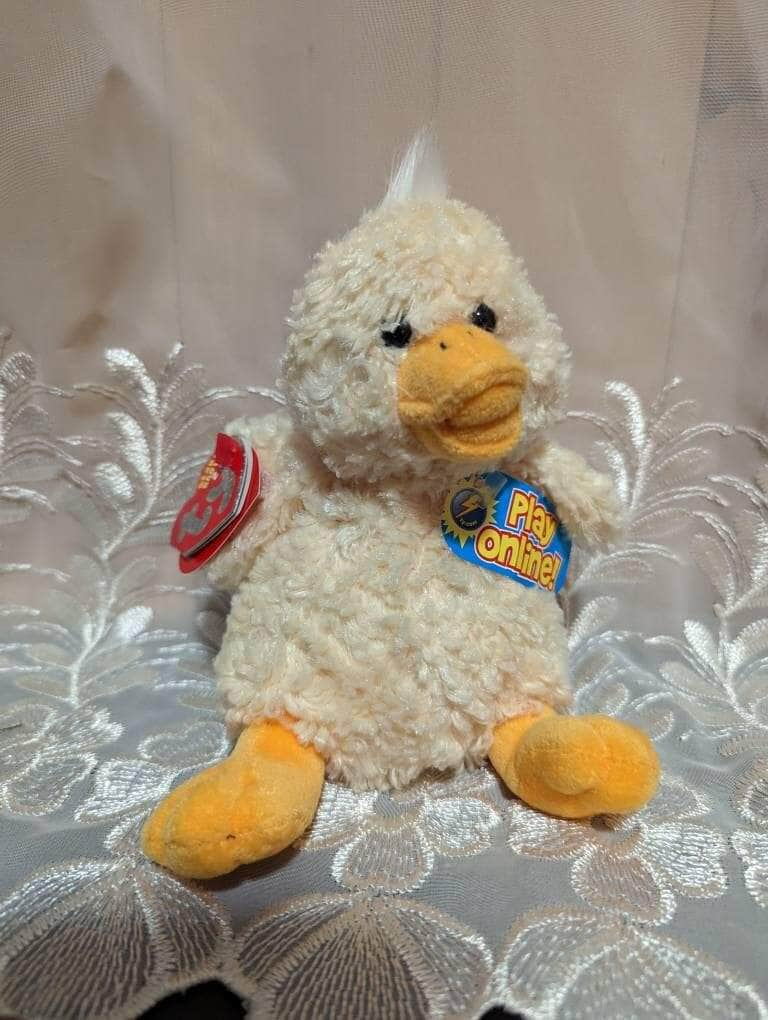 Ty Beanie Baby 2.0 - Quackly The Adorable Yellow Chick (6in) - Vintage Beanies Canada