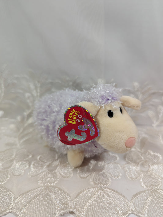 Ty Beanie Baby 2.0 - Shearsly The Purple Sheep (6in) - Vintage Beanies Canada