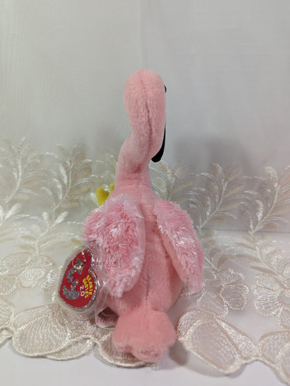 Ty Beanie Baby 2.0 - Splits The Pink Flamingo (9in) - Vintage Beanies Canada