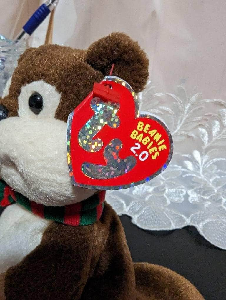 Ty Beanie Baby 2.0 - Yule The Beaver (6in) - Vintage Beanies Canada