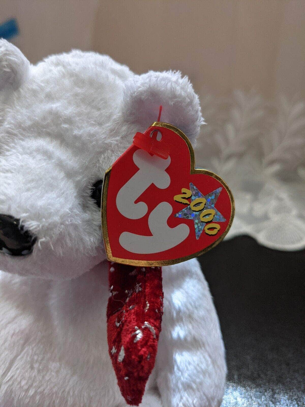 Ty Beanie Baby - 2000 Holiday Teddy (7in) - Vintage Beanies Canada