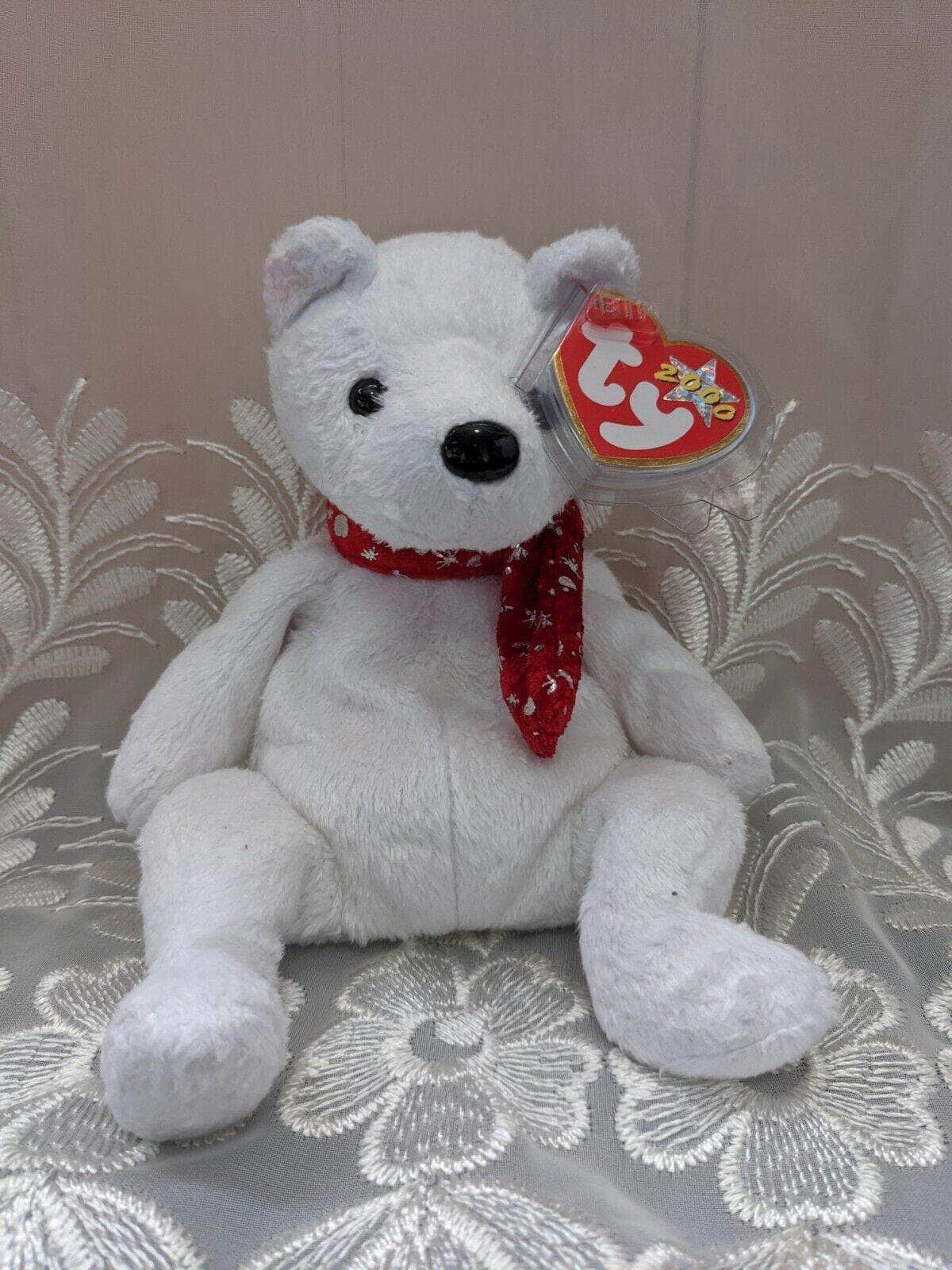 Ty Beanie Baby - 2000 Holiday Teddy (7in) - Vintage Beanies Canada