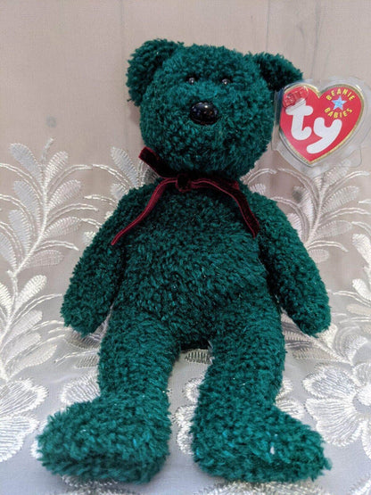 Ty Beanie Baby - 2001 Holiday Teddy The Bear (8.5in) - Vintage Beanies Canada