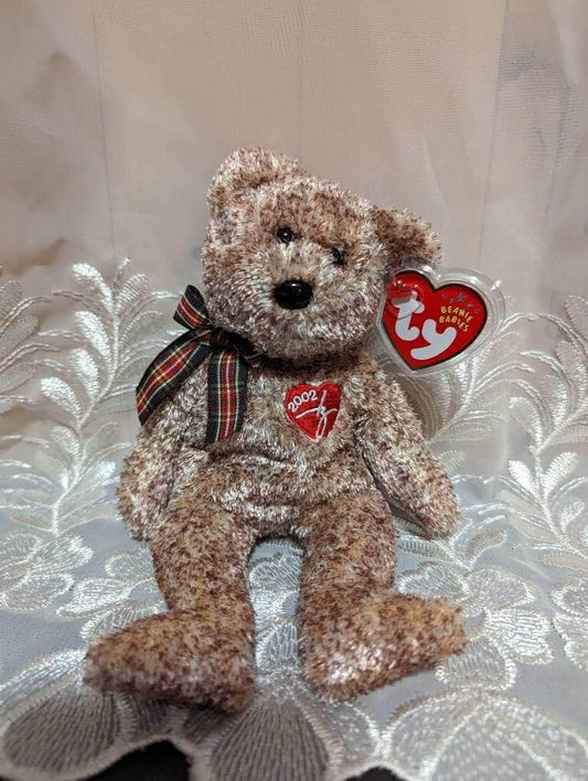 Ty Beanie Baby - 2002 Signature Bear (8.5in) - Vintage Beanies Canada