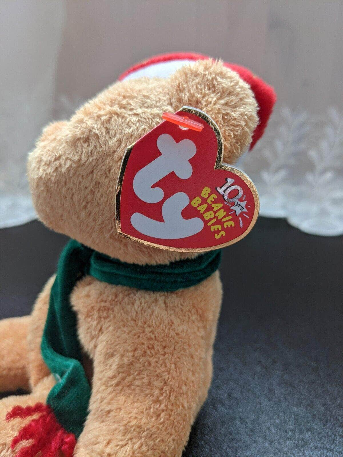 Ty Beanie Baby - 2003 Holiday Teddy Bear (8.5in) - Vintage Beanies Canada