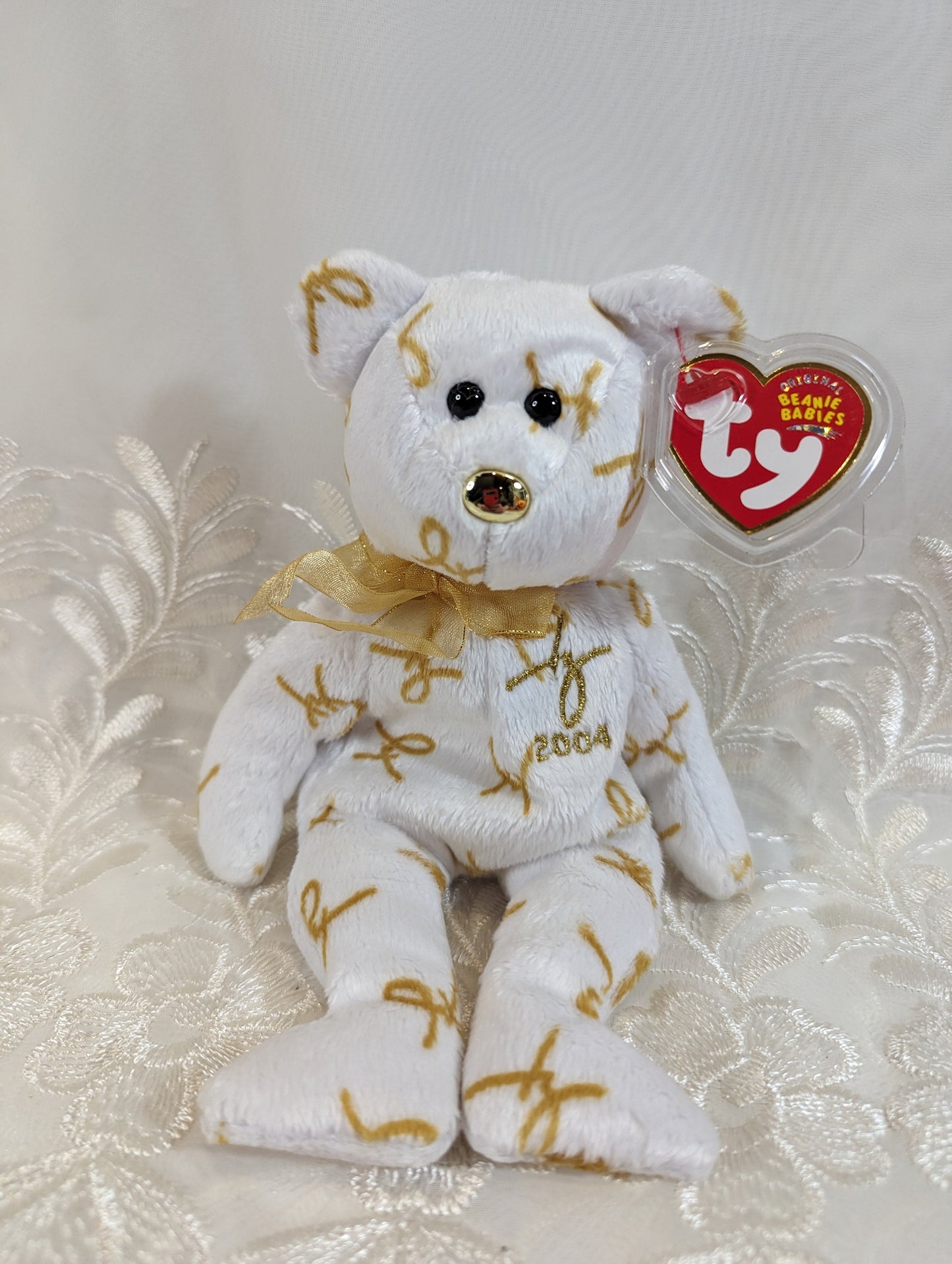 Ty Beanie Baby - 2004 Signature Bear (8.5in) - Vintage Beanies Canada