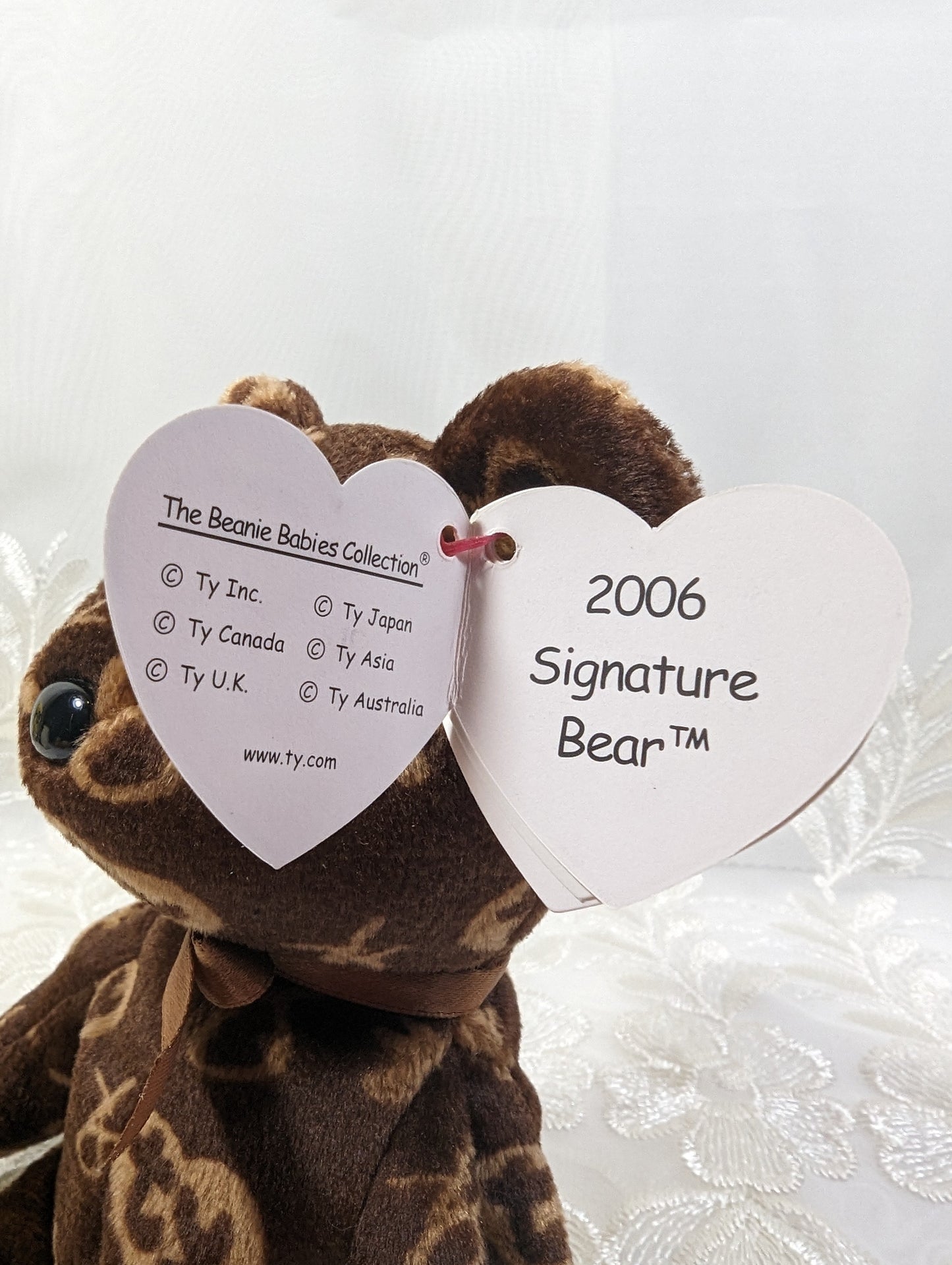 Ty Beanie Baby - 2006 Signature Bear The Brown Bear (8.5in) - Vintage Beanies Canada